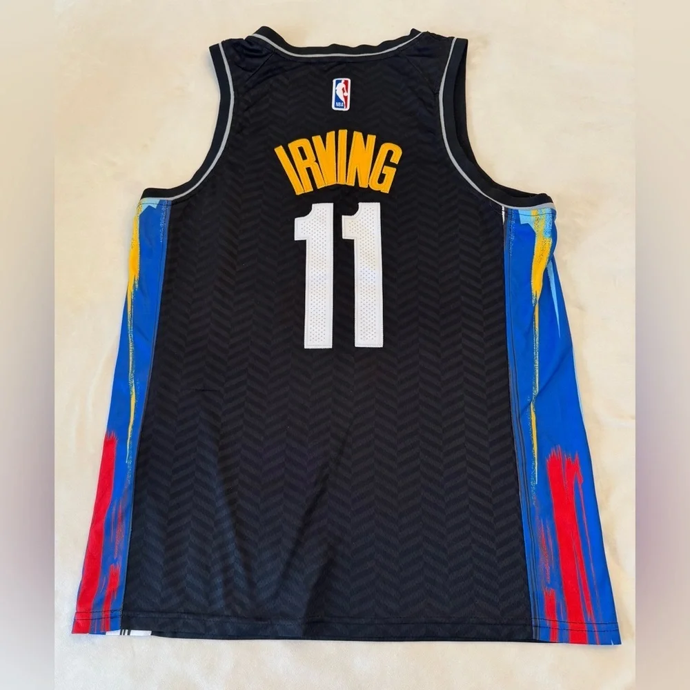 Nike NBA City ltd SW Fan Edition 20-21 Brooklyn Nets K Irving Jersey, sz 44 (M)